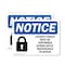 Signmission Lockout Tagout Setup Maintenance Repair, 5 in W x Rectangle, Vinyl Decal OS-2PACK-NS-D-35-L-15907 - alternate 1